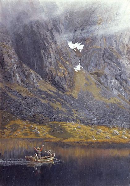 Theodor Kittelsen Ekko oil painting picture
